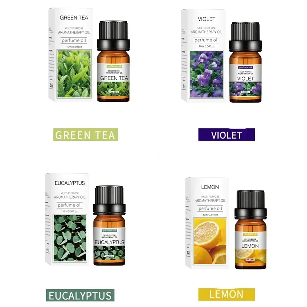 16 Kinds of Scent Pure Essential Oils Diffuser Oils LAVENDER TEA TREE LEMON ROSE OCEAN SANDAL WOOD EUCALYPTUS CHERRY BLOSSOMS