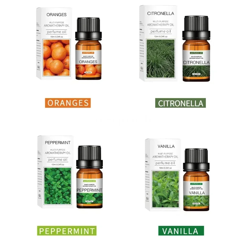 16 Kinds of Scent Pure Essential Oils Diffuser Oils LAVENDER TEA TREE LEMON ROSE OCEAN SANDAL WOOD EUCALYPTUS CHERRY BLOSSOMS