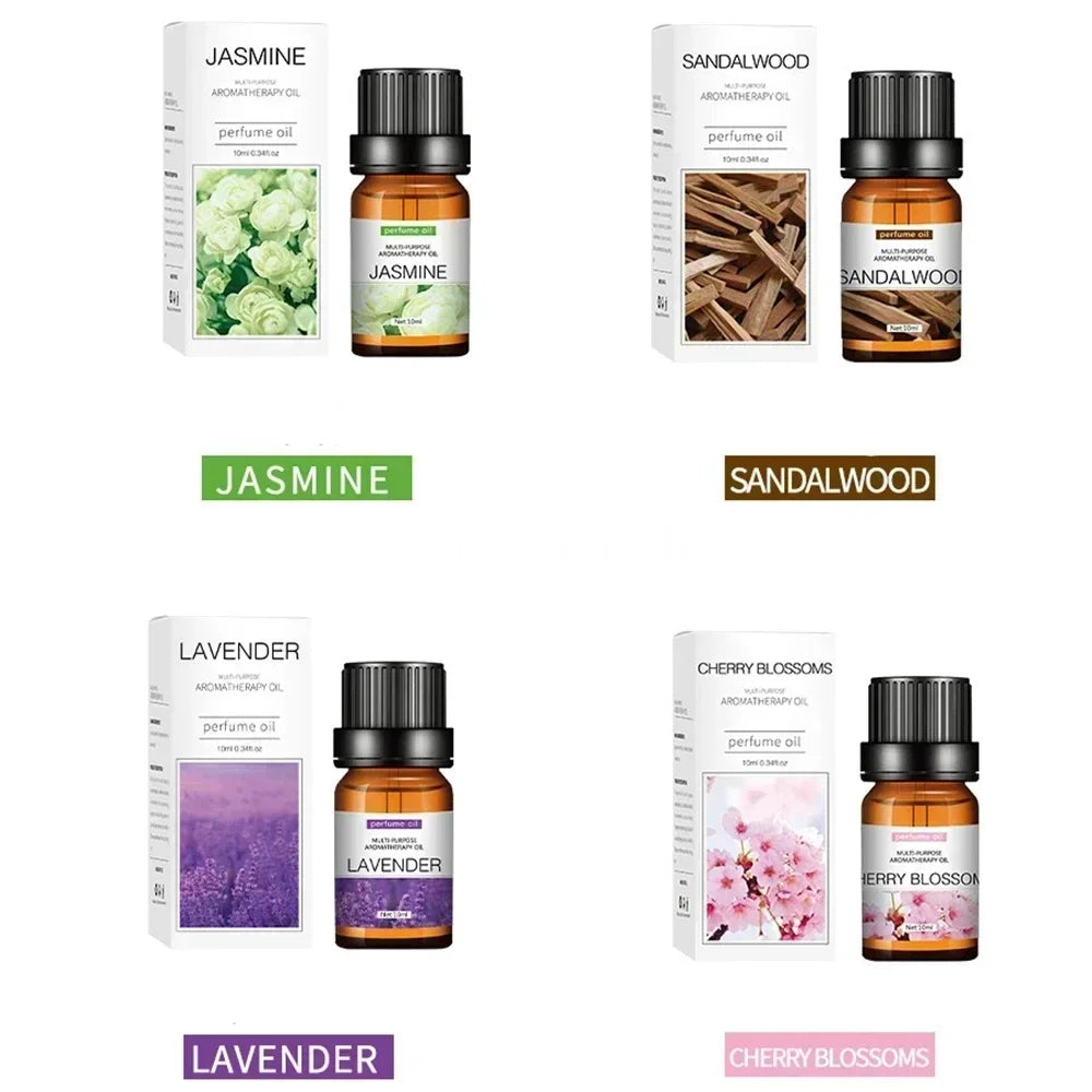 16 Kinds of Scent Pure Essential Oils Diffuser Oils LAVENDER TEA TREE LEMON ROSE OCEAN SANDAL WOOD EUCALYPTUS CHERRY BLOSSOMS
