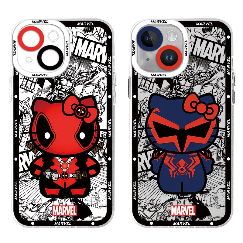 Marvel Hello Kitty Silicone Phone Case