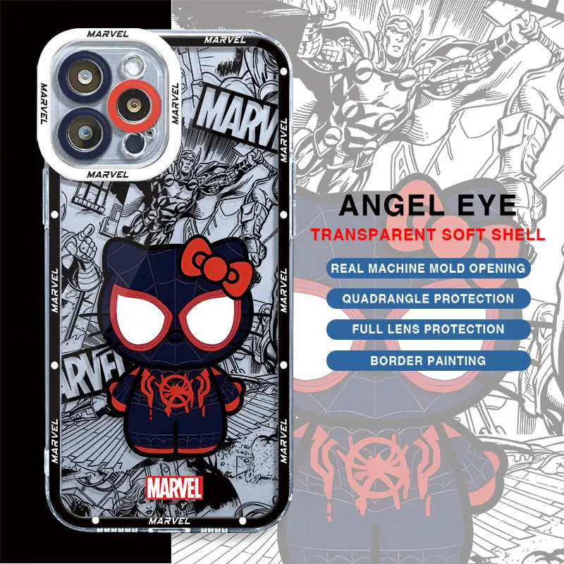 Marvel Hello Kitty Silicone Phone Case