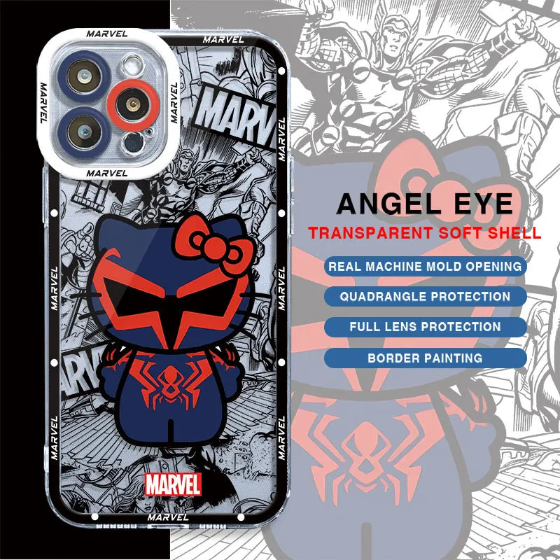 Marvel Hello Kitty Silicone Phone Case