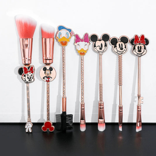7pcs Disney Mickey Mouse And Friends Makeup Brush Set