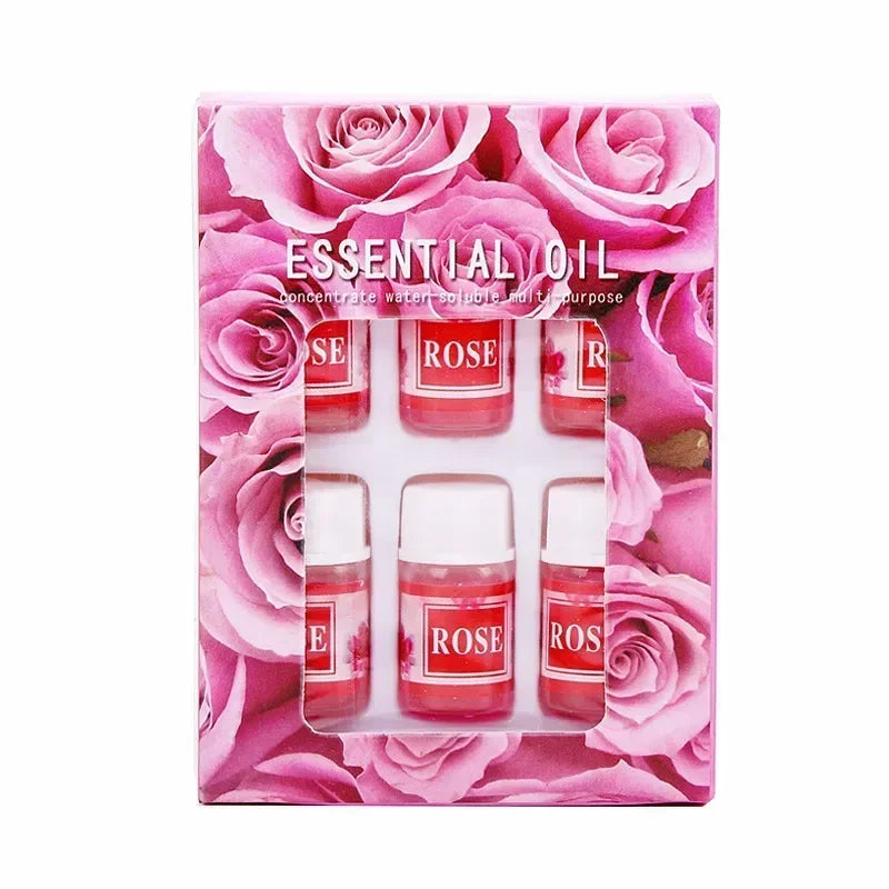 6pcs Plant Water Soluble Parfum Essential Oils For Humidifier Air Purifier Incense Perfume Aroma Diffuser Fragrance Humidifier