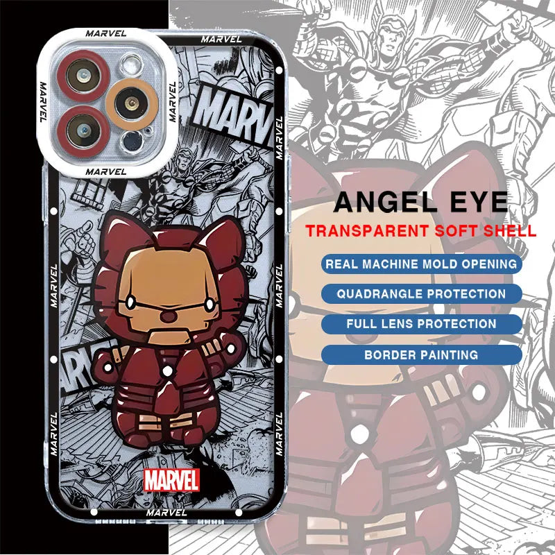 Marvel Hello Kitty Silicone Phone Case