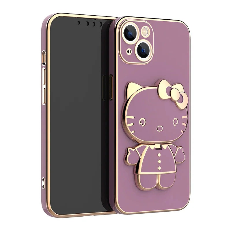 Hello Kitty Mirror Bracket Holder Case