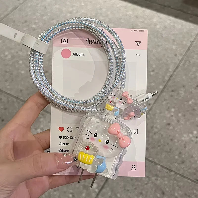 Hello Kitty iPhone Charger Protective Cover 20W