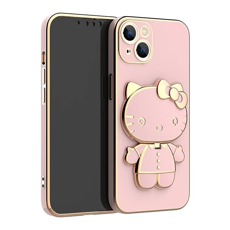 Hello Kitty Mirror Bracket Holder Case