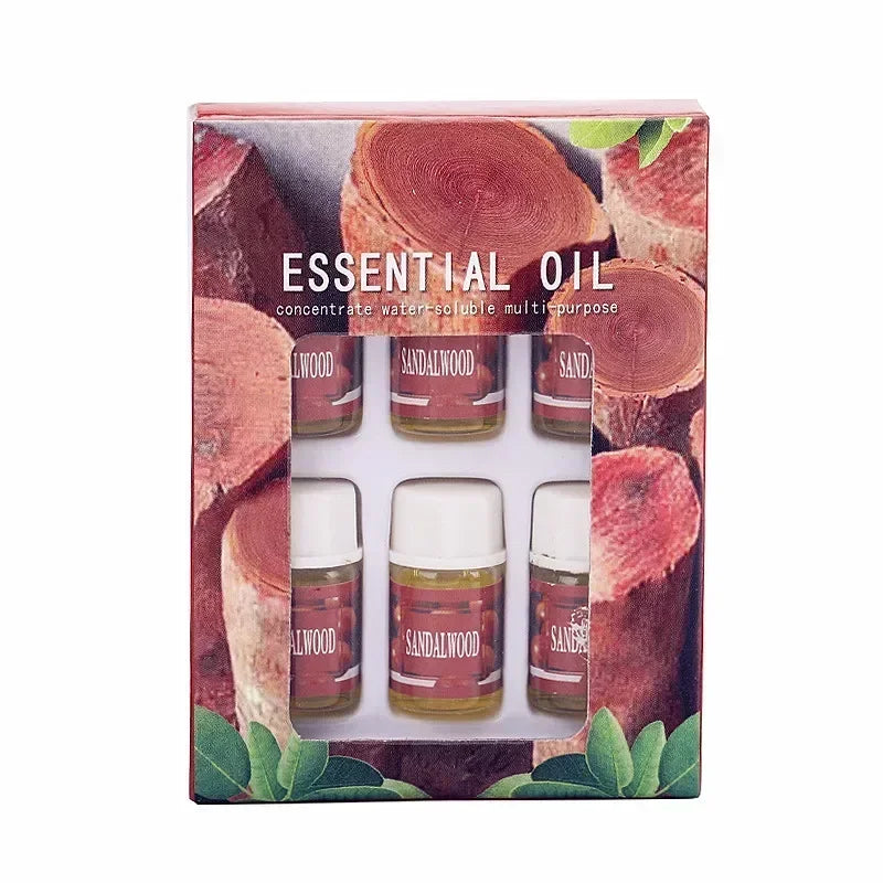 6pcs Plant Water Soluble Parfum Essential Oils For Humidifier Air Purifier Incense Perfume Aroma Diffuser Fragrance Humidifier