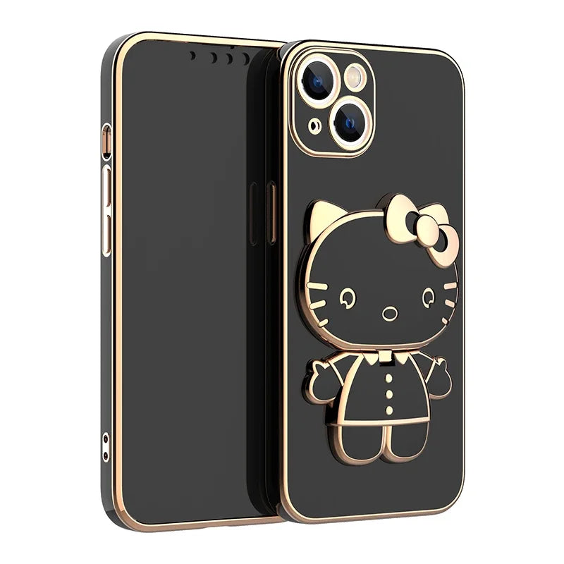Hello Kitty Mirror Bracket Holder Case