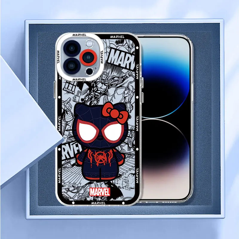 Marvel Hello Kitty Silicone Phone Case