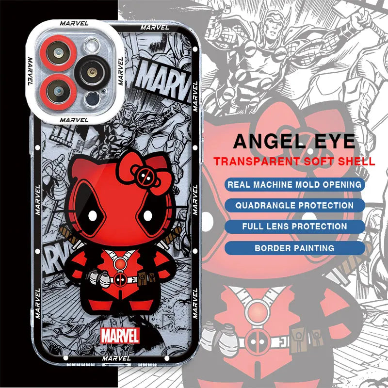 Marvel Hello Kitty Silicone Phone Case
