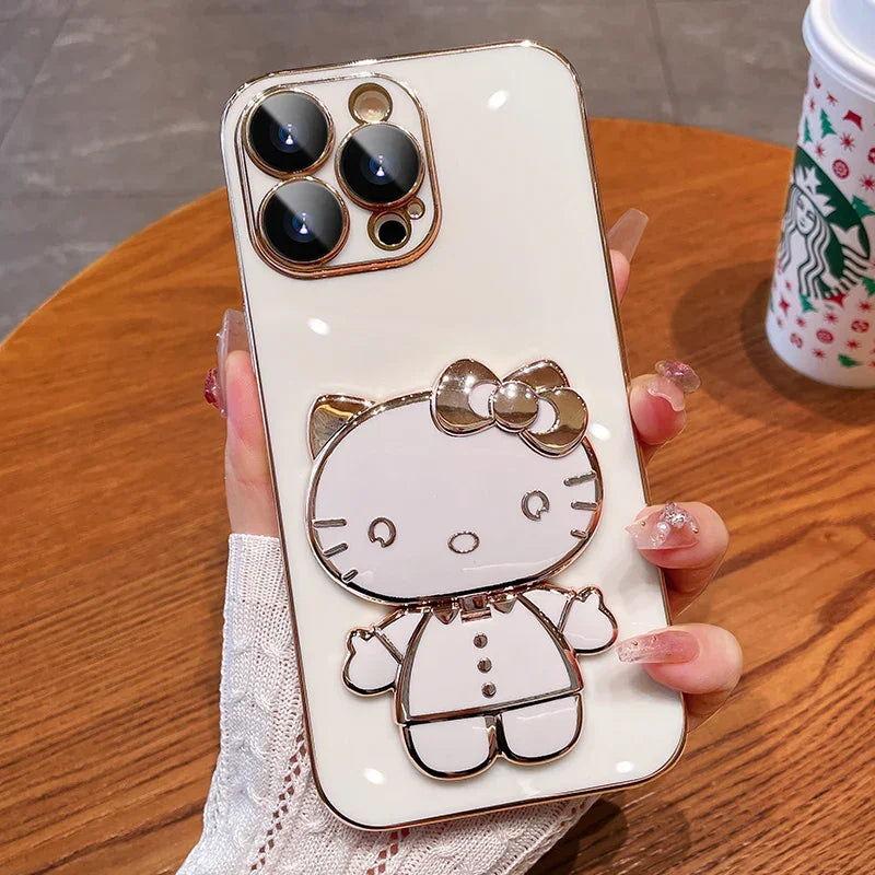 Hello Kitty Mirror Bracket Holder Case