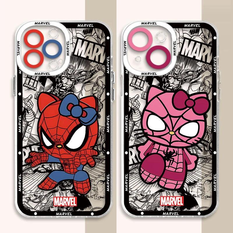 Marvel Hello Kitty Silicone Phone Case