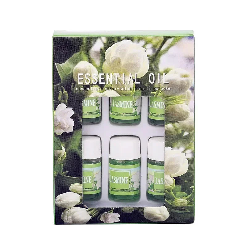 6pcs Plant Water Soluble Parfum Essential Oils For Humidifier Air Purifier Incense Perfume Aroma Diffuser Fragrance Humidifier