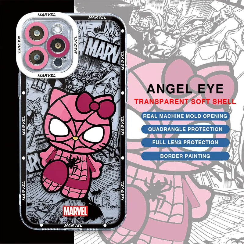 Marvel Hello Kitty Silicone Phone Case