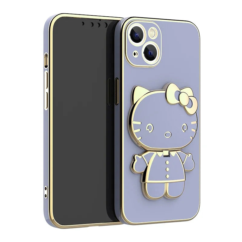 Hello Kitty Mirror Bracket Holder Case